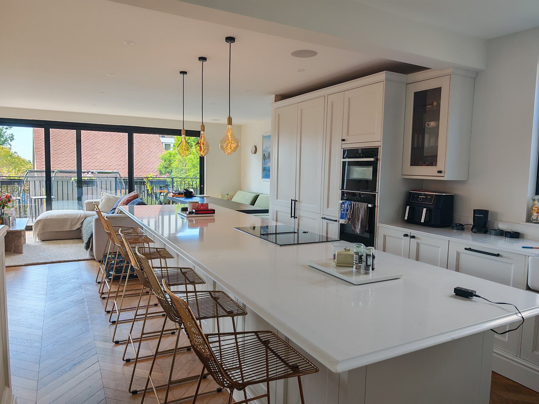 Bright, professionally cleaned kitchen by TipTop Cleaning Services