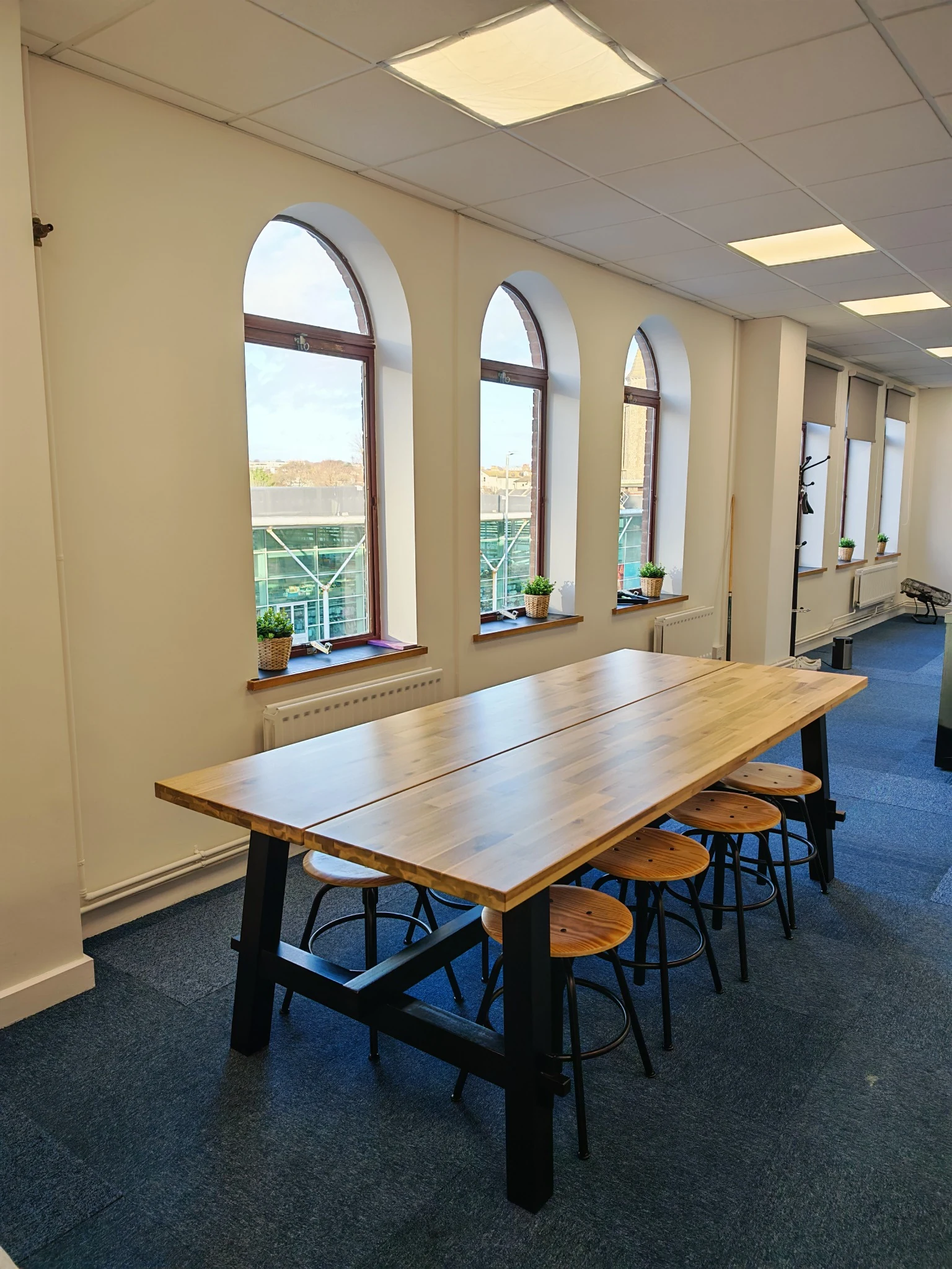 Clean office meeting room